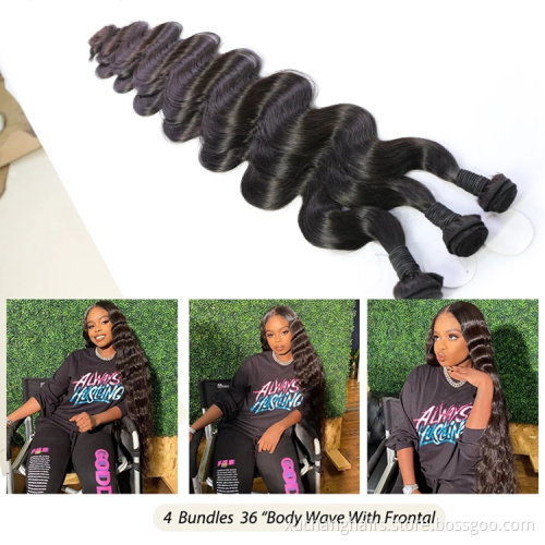 Authentic Virgin Peruvian Hair 40 Inch Extensions Human Hair